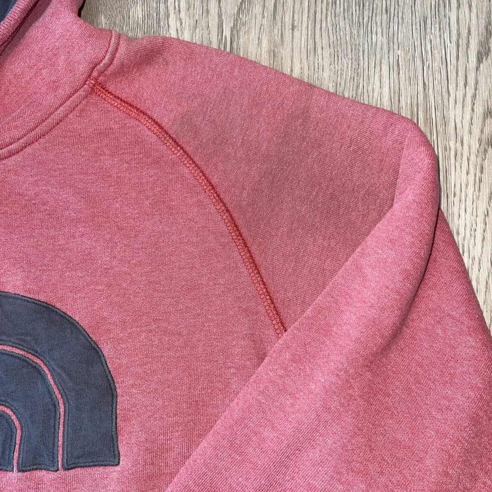 The North Face brick Red half dome Pullover cotton poly Hoodie  Size L